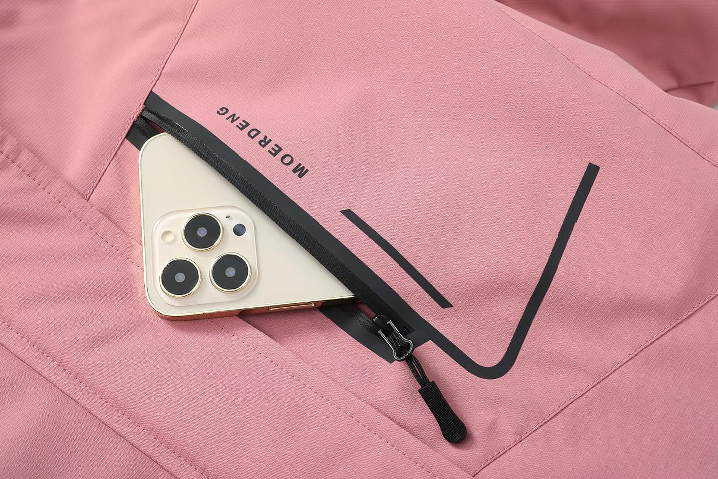 MOERDENG Women's Waterproof Ski Jacket Warm Winter Coat Hooded Snowboarding Jacket Snow Coat