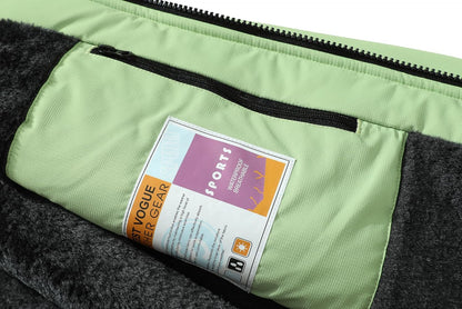 MOERDENG Women's Waterproof Ski Jacket Warm Winter Coat Outdoor Windbreaker Hiking Snowboarding Jacket