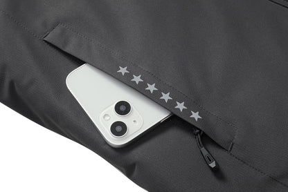 MOERDENG Women's Ski Jacket Warm Winter Coat Hooded Snowboarding Jackets Waterproof Mountain Windbreaker for Hiking Traval