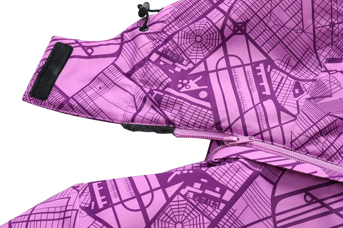 MOERDENG Women's Ski Jacket Warm Winter Coat Hooded Snowboarding Jackets Waterproof Mountain Windbreaker for Hiking Traval