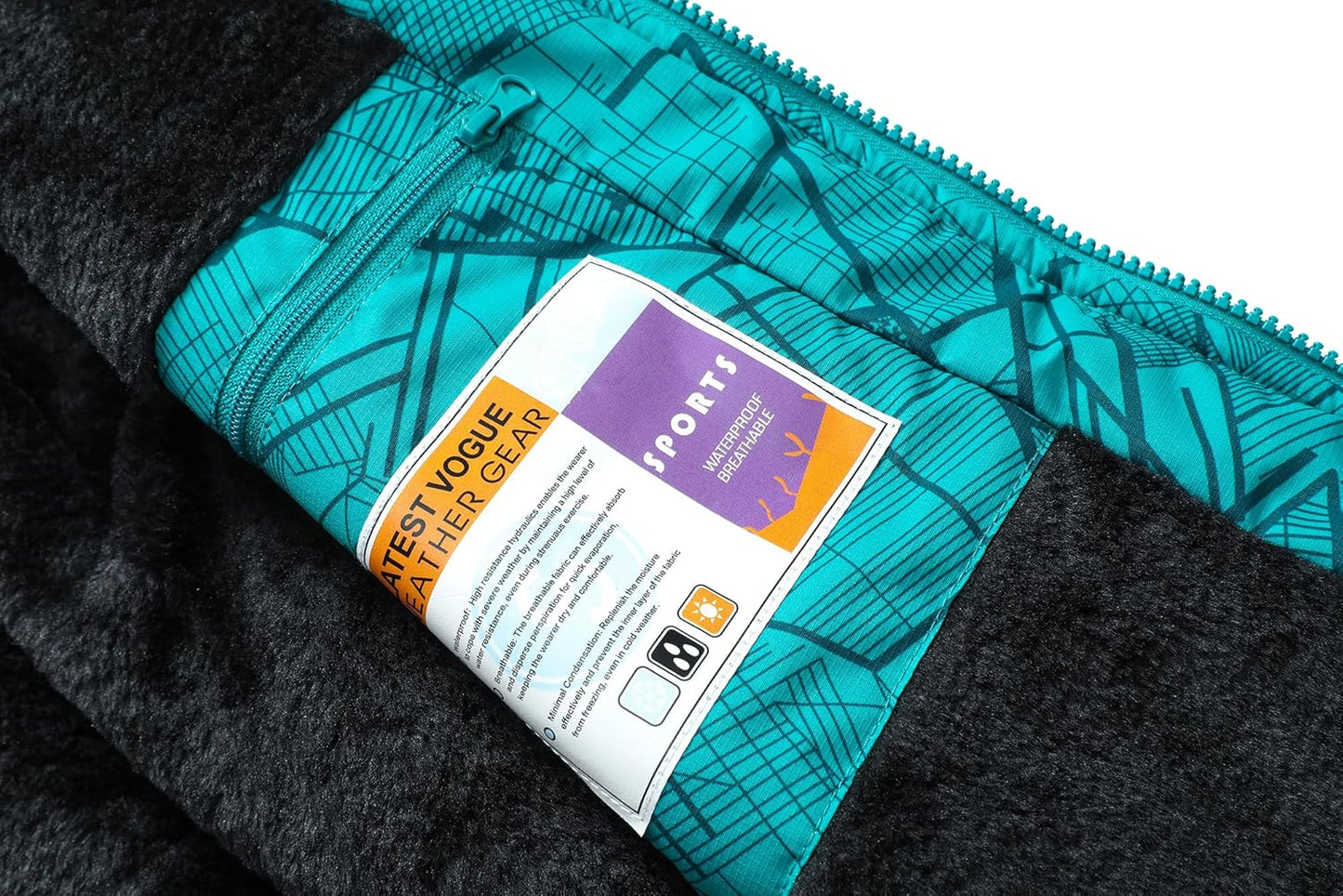 MOERDENG Women's Ski Jacket Warm Winter Coat Hooded Snowboarding Jackets Waterproof Mountain Windbreaker for Hiking Traval