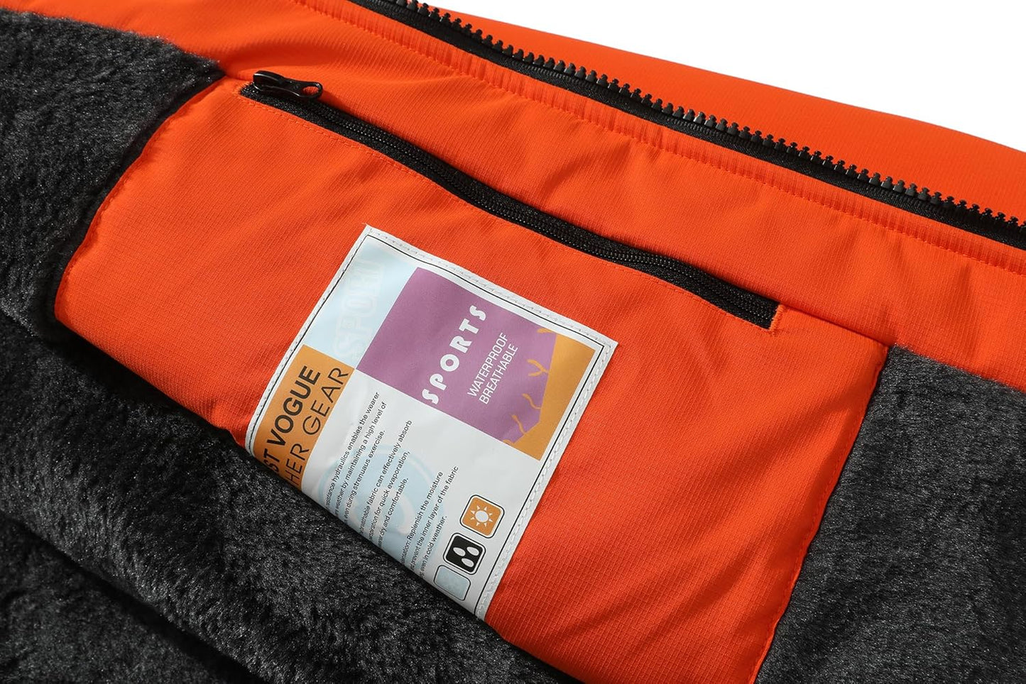 MOERDENG Women's Waterproof Ski Jacket Warm Winter Coat Outdoor Windbreaker Hiking Snowboarding Jacket