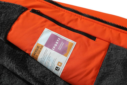 MOERDENG Women's Waterproof Ski Jacket Warm Winter Coat Outdoor Windbreaker Hiking Snowboarding Jacket