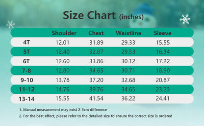 MOERDENG Girls Waterproof Winter Coat - Warm & Insulated