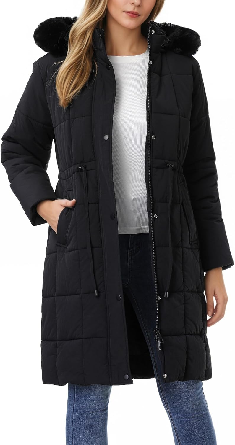 Women's Winter Coat Long Waterproof Parka - Warm Snow Winter Jacket for Women, Cold Weather Outerwear