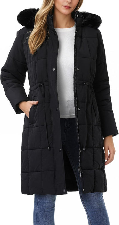 Women's Winter Coat Long Waterproof Parka - Warm Snow Winter Jacket for Women, Cold Weather Outerwear