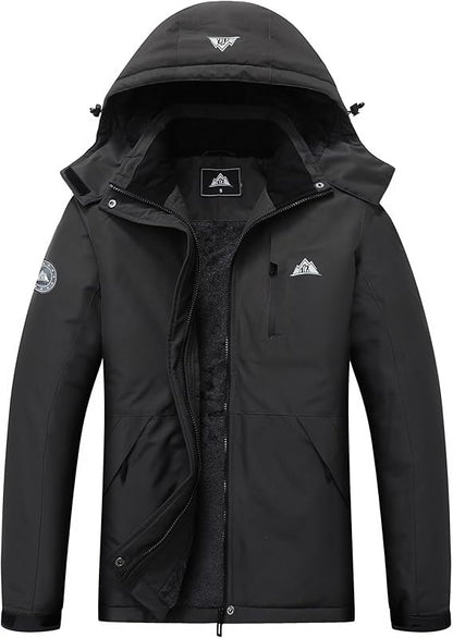 MOERDENG Women's Waterproof Snow Ski Jacket - Warm Winter Coat Insulated for Snowboarding, Softshell for Winter Hiking