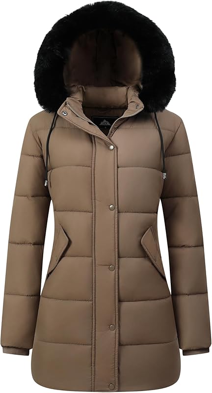 Women's Winter Coat Long Waterproof Parka - Warm Snow Jacket for Women,Windproof Winter Jacket for Cold Weather