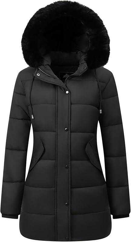 Women's Winter Coat Long Waterproof Parka - Warm Snow Jacket for Women,Windproof Winter Jacket for Cold Weather
