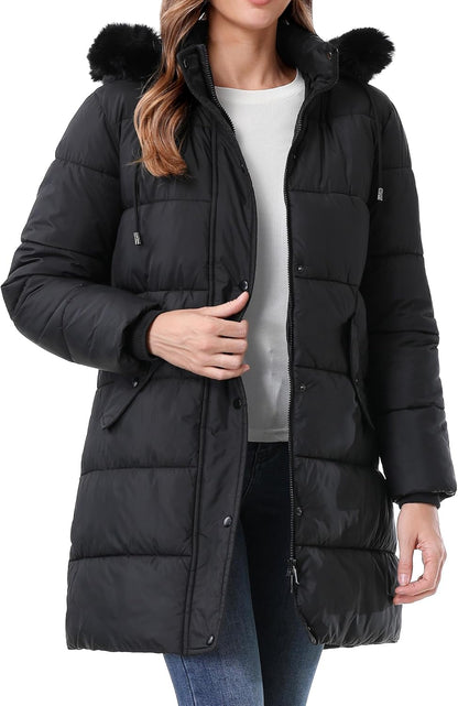 Women's Winter Coat Long Waterproof Parka - Warm Snow Jacket for Women,Windproof Winter Jacket for Cold Weather