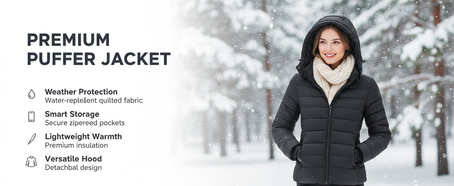 versatile MOERDENG womens warm winter coat paired with jeans for everyday winter style
