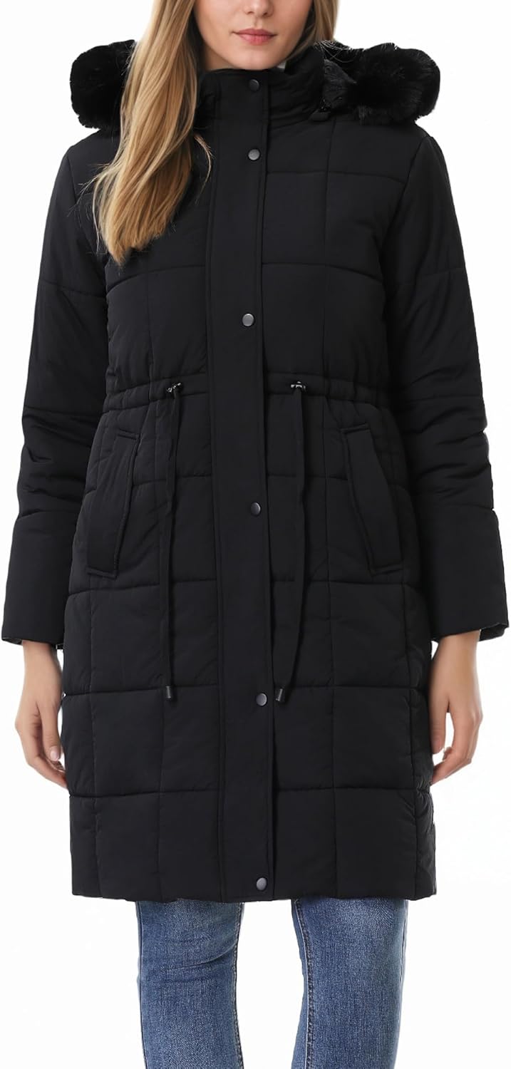 Women's Winter Coat Long Waterproof Parka - Warm Snow Winter Jacket for Women, Cold Weather Outerwear