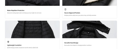 Women's Winter Coat Lightweight Waterproof Puffer Jacket - Quilted Short Down Coat for Women, Warm Winter Jacket