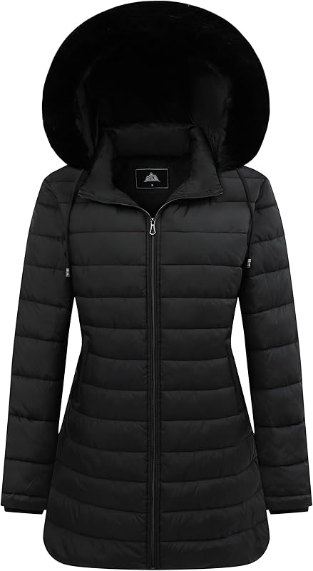 breathable moisture-wicking lining of MOERDENG womens hiking down jacket for active comfort
