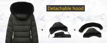 elegant camel variant of MOERDENG womens warm parka for fashion-forward cold-weather looks
