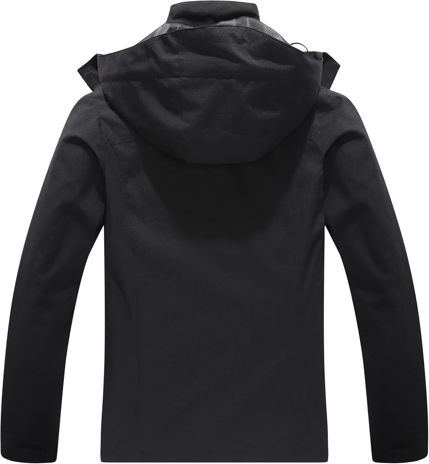 Women's Waterproof Raincoat Lightweight Rain Jacket Detachable Hood Travel Outdoor