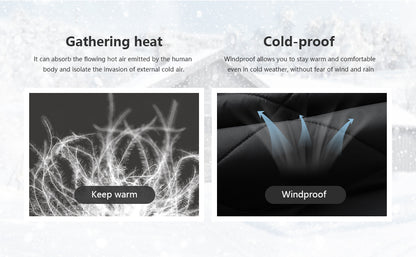 machine-washable care instructions of MOERDENG womens warm removable-hood winter outerwear
