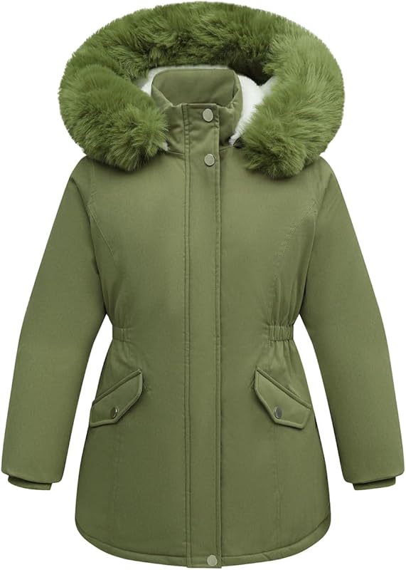 soft skin-friendly lining of MOERDENG girls winter puffer jacket for all-day comfort
