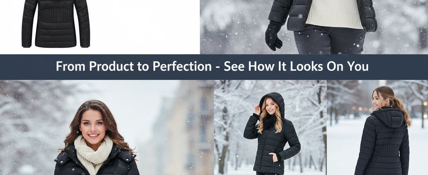 anti-static inner lining of MOERDENG womens lightweight waterproof short down winter puffer jacket for comfort
